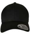 F7706FF 7706FF Flexfit 110 Curved Visor Snapback Cap Black colour image